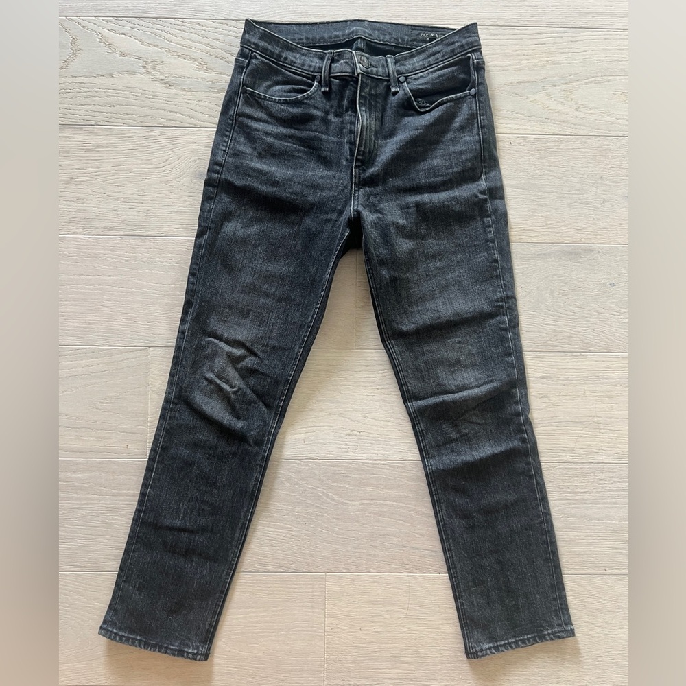 rag & bone Black Boot Cut Jeans